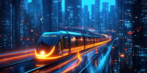 Fototapeta premium Improving urban accessibility with light rail community perspectives on development impact