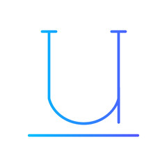 underline gradient icon