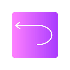 undo gradient icon