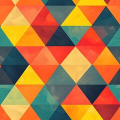 colorful geometric triangle pattern background