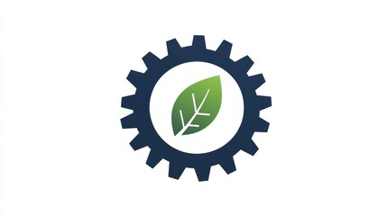 Eco-Friendly Gear Graphic for Sustainability