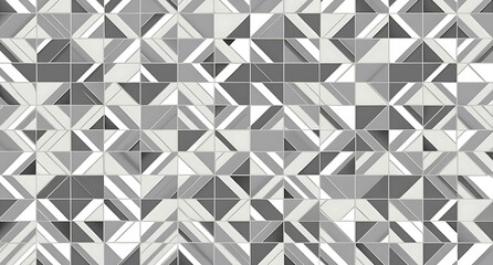 Seamless geometric triangle pattern vector illustration with abstract mosaic texture