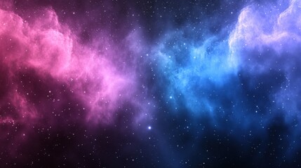 Colorful nebula space background with vibrant colors and swirling gases in the universe