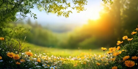 Fototapeta premium A soft-focus frame capturing the essence of nature's beauty.