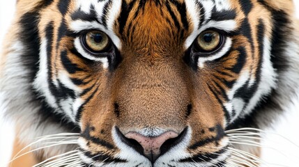 Obraz premium Generic Close-up Tiger?s Moment Eyes Face Piercing