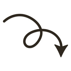 vector illustration of a pair of arrows