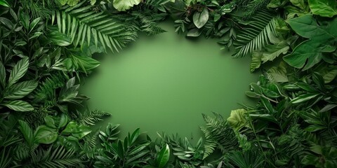 A harmonious blend of greenery enhances visual appeal.