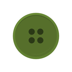 clothing buttons. green buttons. vector illustration