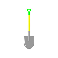 shovel. tools. digging equipment. vector illustration
