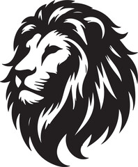 Lion picture in white background