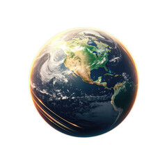 A stunning view of Earth showcasing vibrant colors and beauty.