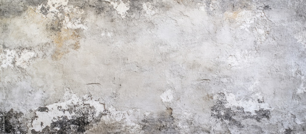 Fototapete Abstract textured background of a vintage gray concrete wall with white tones and irregular patterns perfect for loft design with ample copyspace.