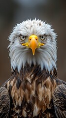 Obraz premium Majestic Bald Eagle Portrait