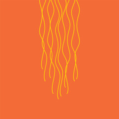 Instant noodle pattern. Instant noodle symbol. noodle pattern.
