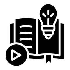 Fototapeta premium Tutorial Icon Element For Design