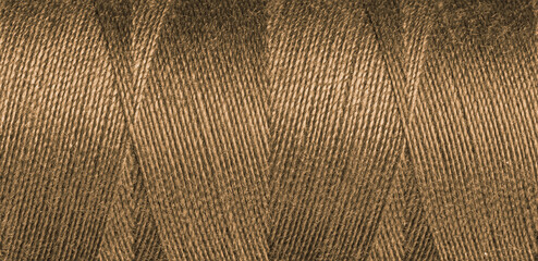 Brown sewing thread texture