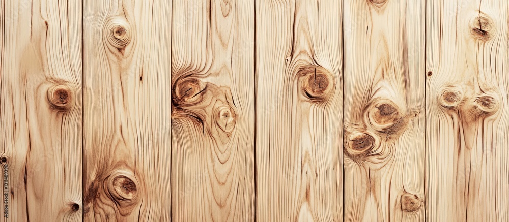 Poster natural pine wood grain texture featuring light beige and tan hues with prominent knots and fine lin