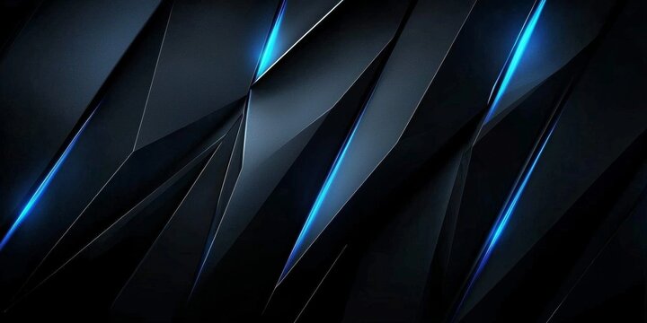 Modern technology-themed imagery featuring bold neon accents and shapes.