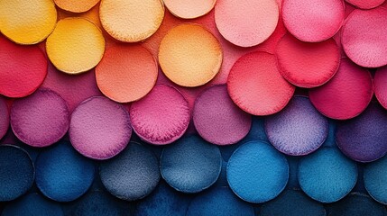 abstract vibrant painting of bubbles