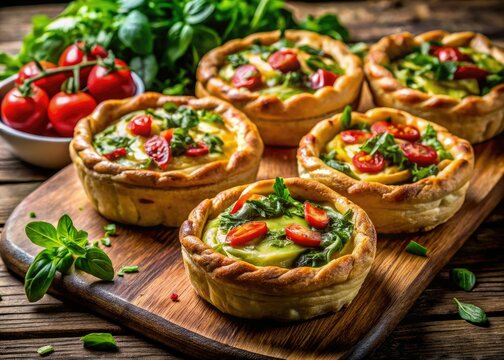 Experience Salatini Farciti: Irresistible savory Italian pastries.  Recipe and stunning photos included!