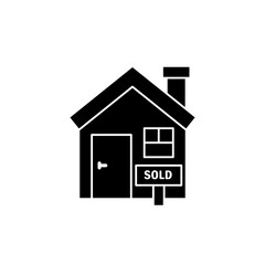 Sold Property glyph icon