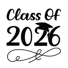 Bold 2026 Numbers with Elegant Scrip