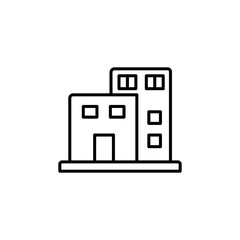 Apartment line icon