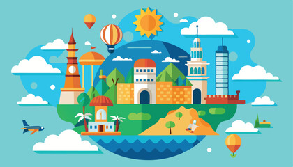Fototapeta premium very beautiful and high quality colorful natural illustration vector 