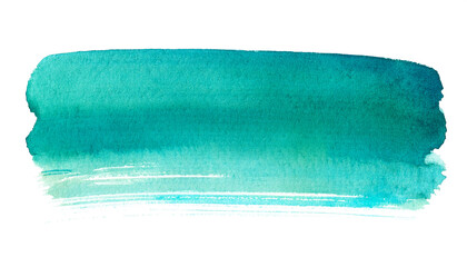 Isolated blue brush element design