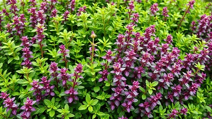 Verdant Oregano Haven: A Hand-Drawn Illustration of Culinary Delights