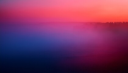 Fototapeta premium Abstract background. Vibrant Coral Plum Fog BG. Mysterious dramatic background. Coral to dark plum transition, soft foggy overlay. Intriguing & moody backdrop.