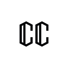 CC monogram logo design letter text name symbol monochrome logotype alphabet character simple logo