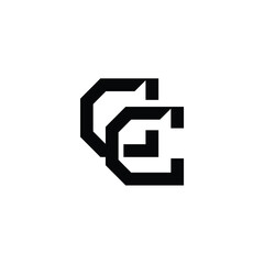 CC monogram logo design letter text name symbol monochrome logotype alphabet character simple logo