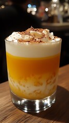 Pumpkin dessert drink, restaurant