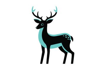 deer silhouette vector