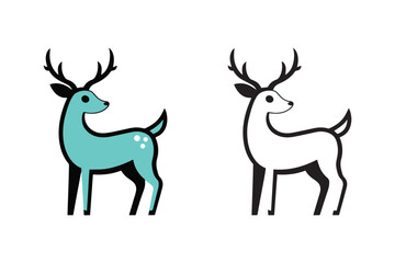 set of deer