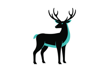 deer silhouette vector