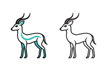 deer vector illustration