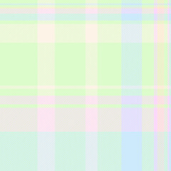 Madras vector plaid check, content textile pattern texture. Worn seamless tartan fabric background in light and old lace colors.
