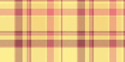 Soft pastel plaid pattern in yellow, peach, and rose tones.  Perfect for textile design, website backgrounds, or crafting projects.  Evokes feelings of warmth, comfort, and springtime.
