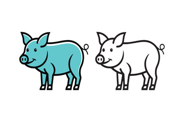 donkey silhouette vector