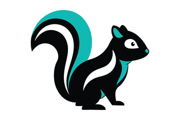 vector illustration of a squirrel