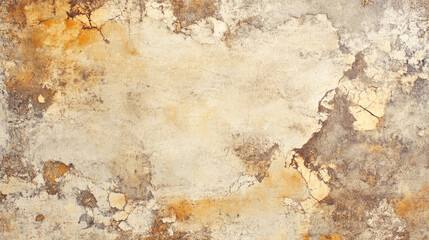 Fototapeta premium Aged textured wall with cracks and earthy tones