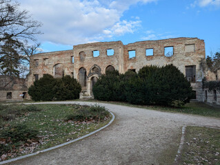 Castle ruin in P&oacute;stelek, Hungary