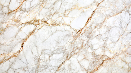 White marble surface with brown and gold veining patterns