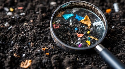 Examining microplastic pollution in soil
