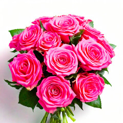 Obraz premium bouquet of pink roses