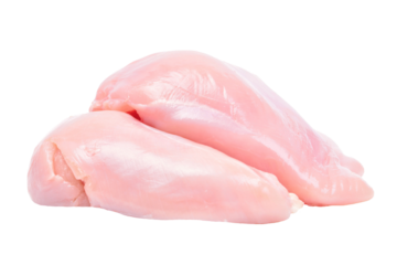 Meat chicken isolated on white background