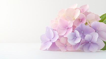 Pastel Hydrangea Floral Beauty