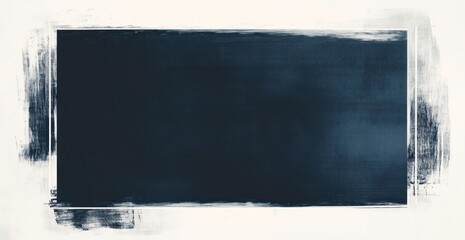 Abstract Dark Rectangle: An artistic, hand-painted dark rectangle set against a textured backdrop. Its minimalist design makes it a versatile element